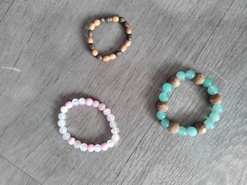 Bracelets pierre et bois