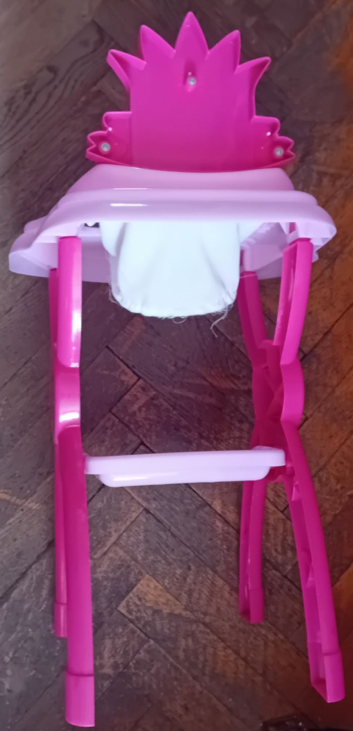 Chaise haute pour poupée vintage - photo numéro 5