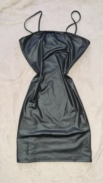 Robe effet simili cuir