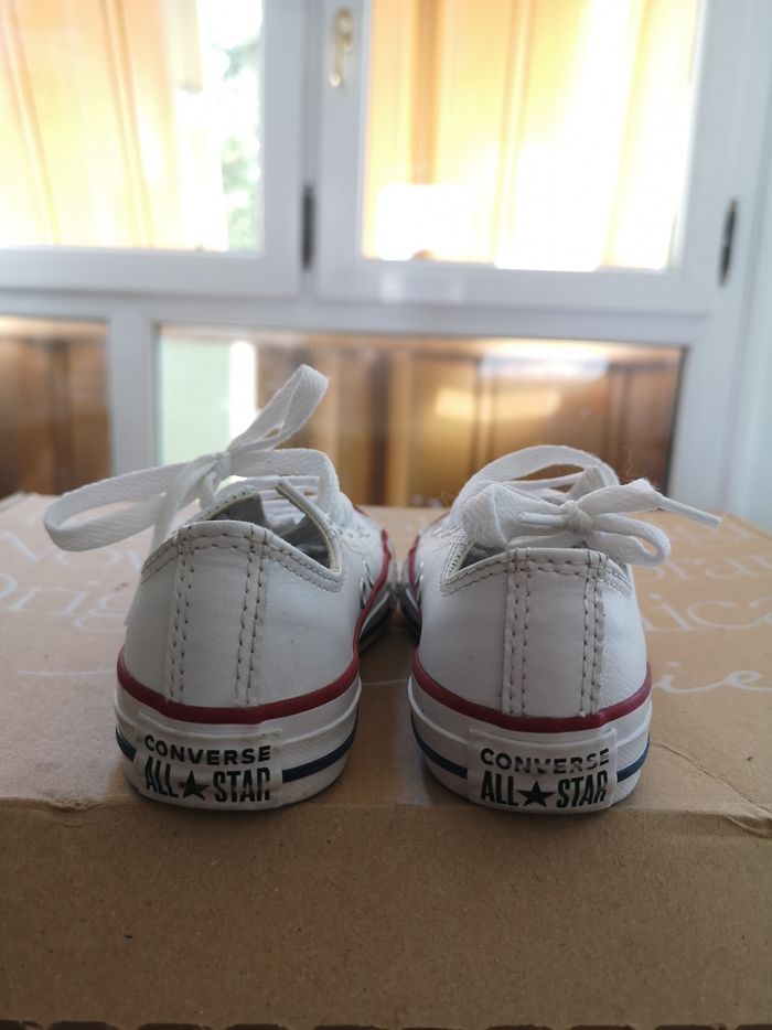 Converse all star modèle fille à la cheville simuli cuir - photo numéro 2