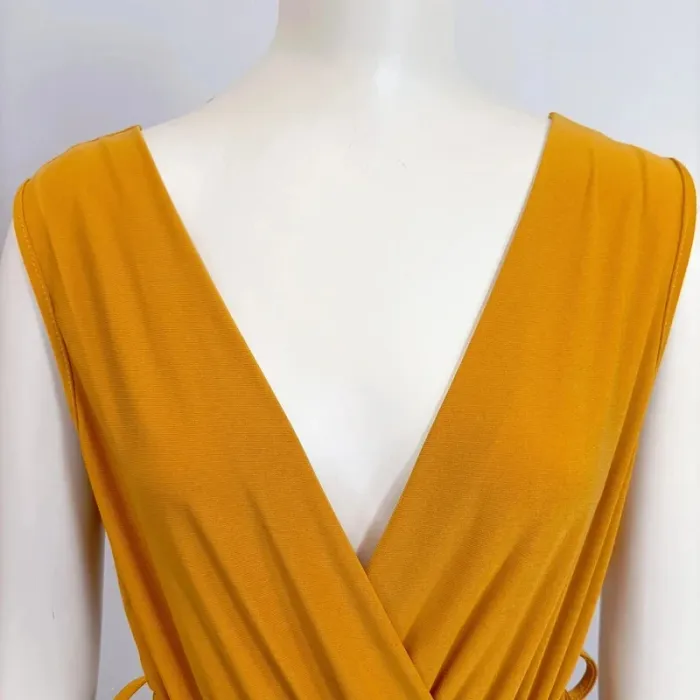 Combinaison Jaune Moutarde - Décolleté V - A1 - TU A289 - photo numéro 5