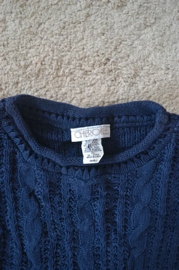 Pull torsadé Cherokee - Taille S - photo numéro 3