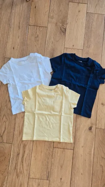 Lot 3 T-shirt garçon Kiabi - 12 mois
