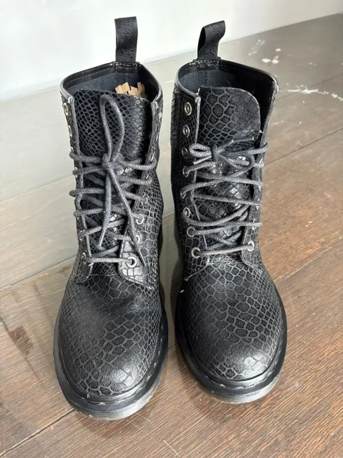 Dr Martens 1460 Noir Python - photo numéro 4