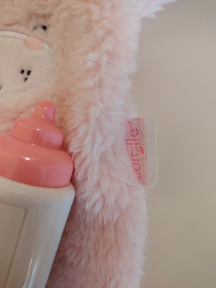 Poupon 30 cm ensemble ourson rose - photo numéro 3