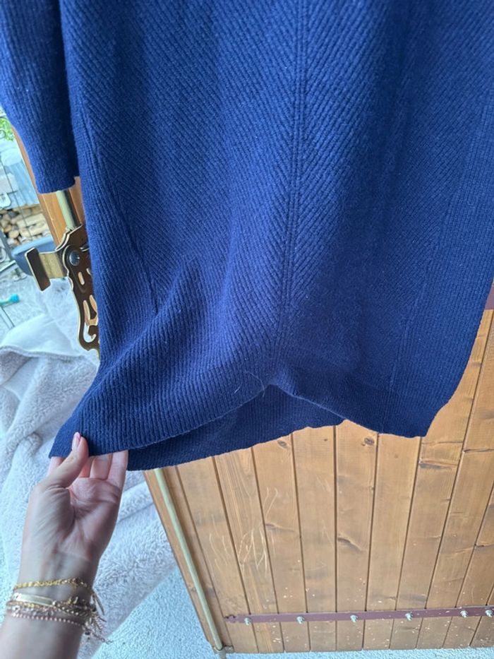 Robe veste pour hiver bleu marine - photo numéro 4