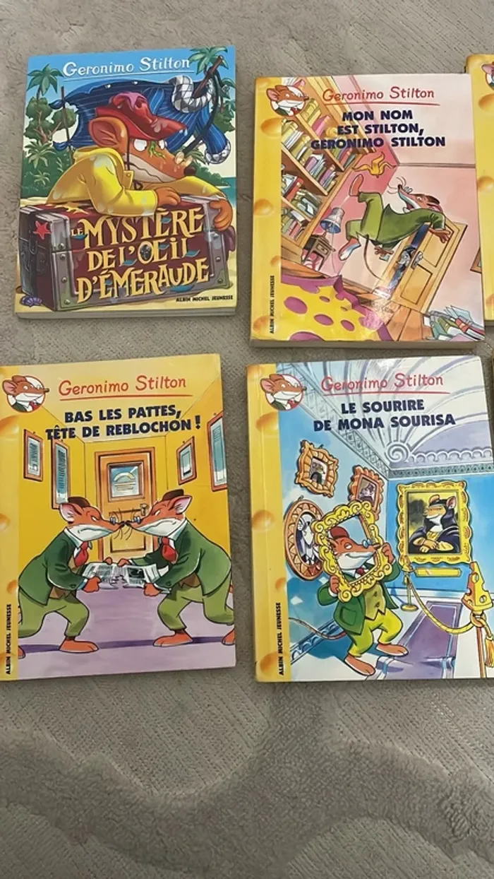 Lot 10 livres Geronimo Stilton - Aventures, Mystères et Enquêtes - Parfait état - photo numéro 2