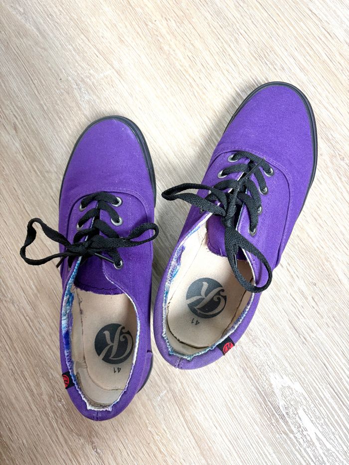 Baskets Kylie Crazy violet électrique – petit 41 - photo numéro 3