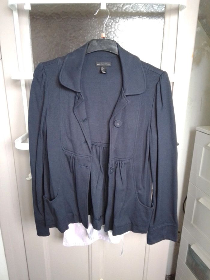 Veste légère Mango, taille L, bleu marine - photo numéro 2