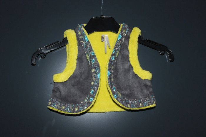 T-shirt manches longues + gilet boléro taille 3 mois 59-60 cm - photo numéro 5