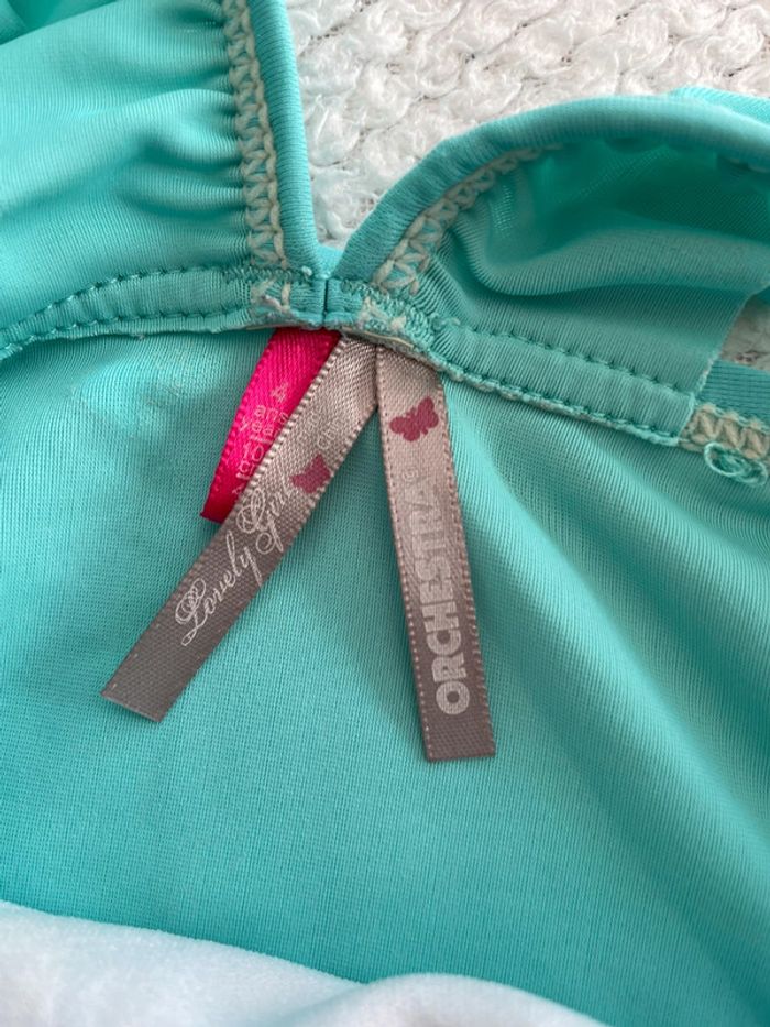 Maillot de bain fille turquoise Orchestra 4 ans - photo numéro 4