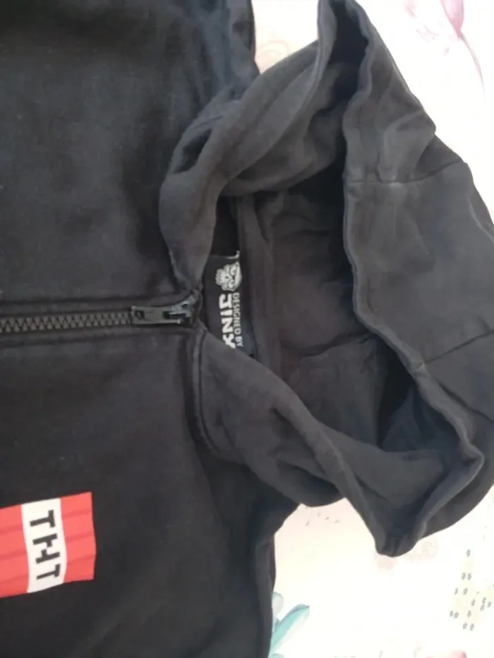 Gilet zippé noir Minecraft 14 ans - photo numéro 4