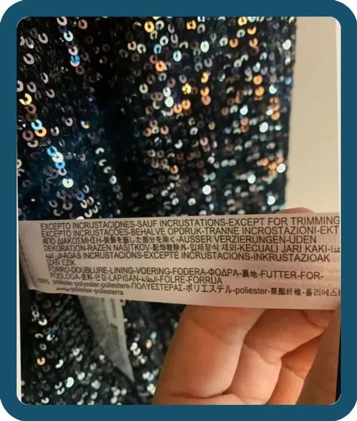 Blouse sequins cache-coeur Zara T/34 - photo numéro 14