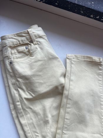Jean skinny jaune pastel 