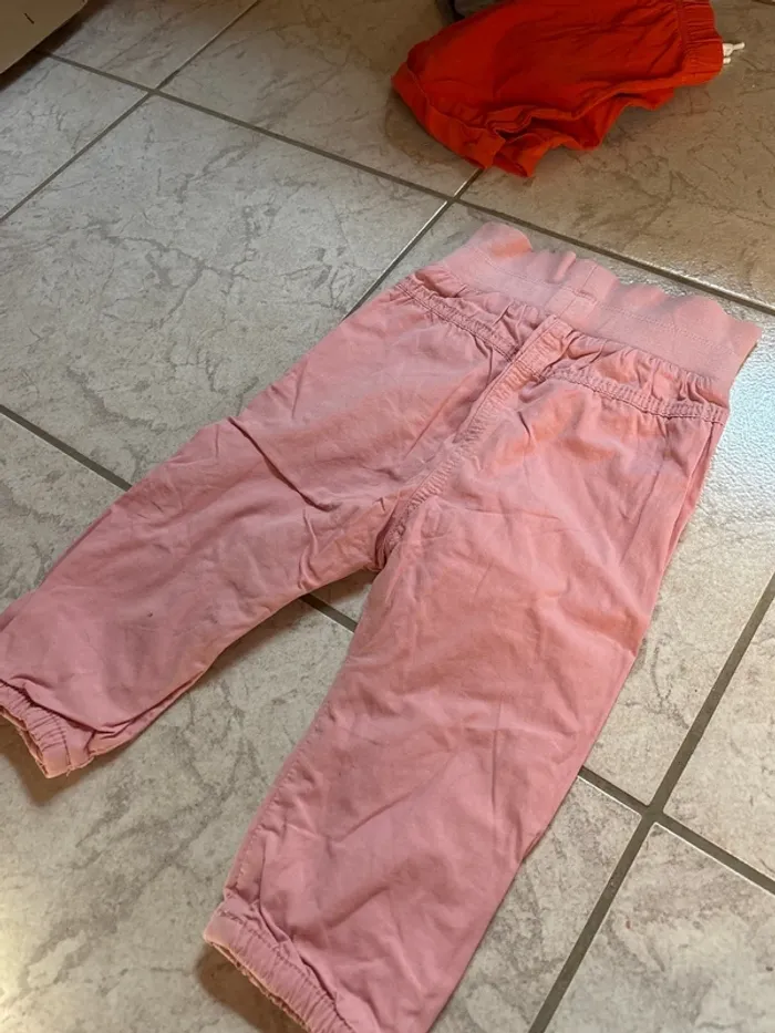 Pantalon rose pour enfant / bébé - photo numéro 3
