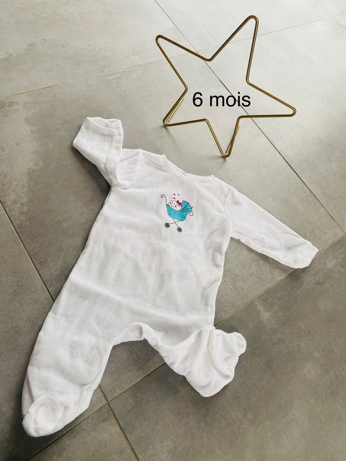 Grenouillère / pyjama poussette landeau 6 mois
