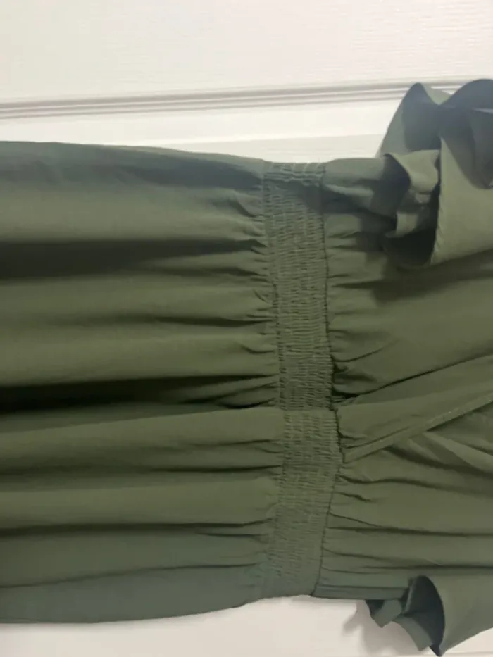 Robe longue 3XL shein curvy kaki très bon état - photo numéro 4
