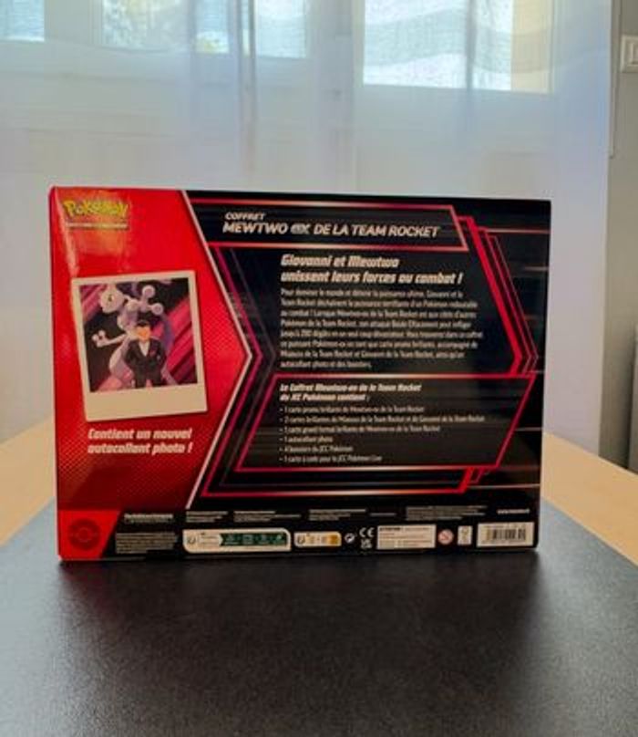 Pokémon Coffret Mewtwo ex de la team rocket neuf Français - photo numéro 3