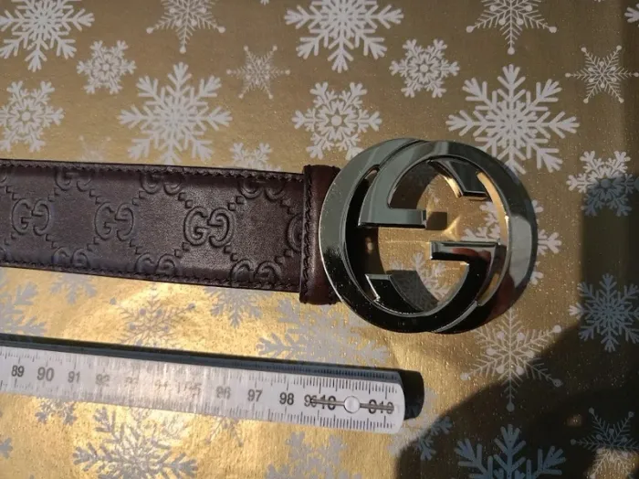 Zeer mooie bruine Gucci riem nooit gedragen! - photo numéro 2