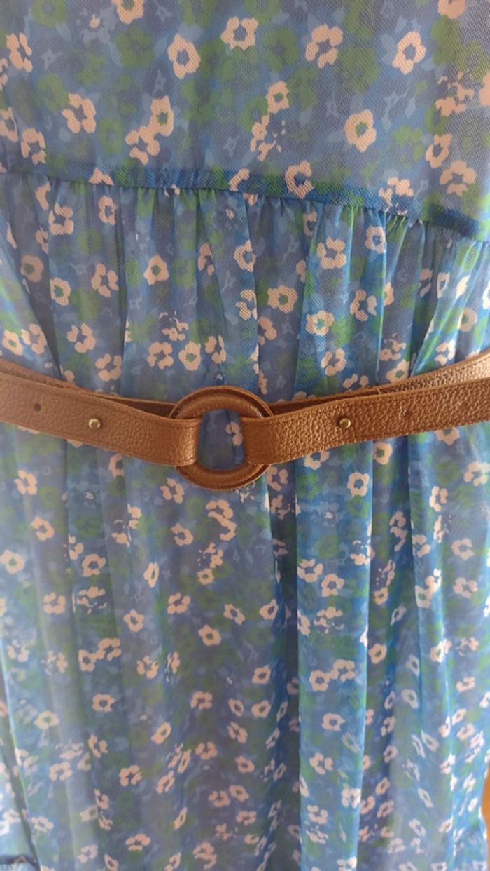 Ceinture 1un2deux3trois marron en cuir  80cm - photo numéro 3