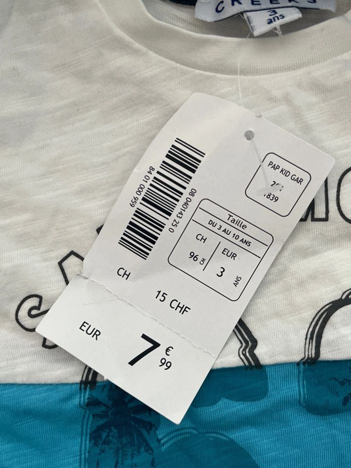Énorme lot de 30 tee shirt Creeks garçon 3 ans neuf - photo numéro 5