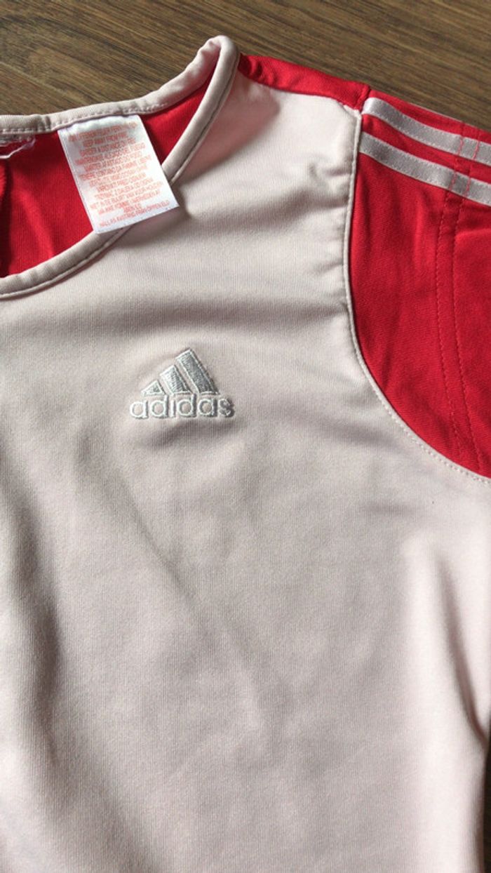 Tee-shirt Adidas bicolore 8 ans - photo numéro 2