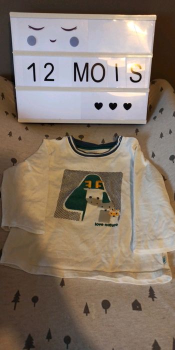 T shirt 12 mois obaibi