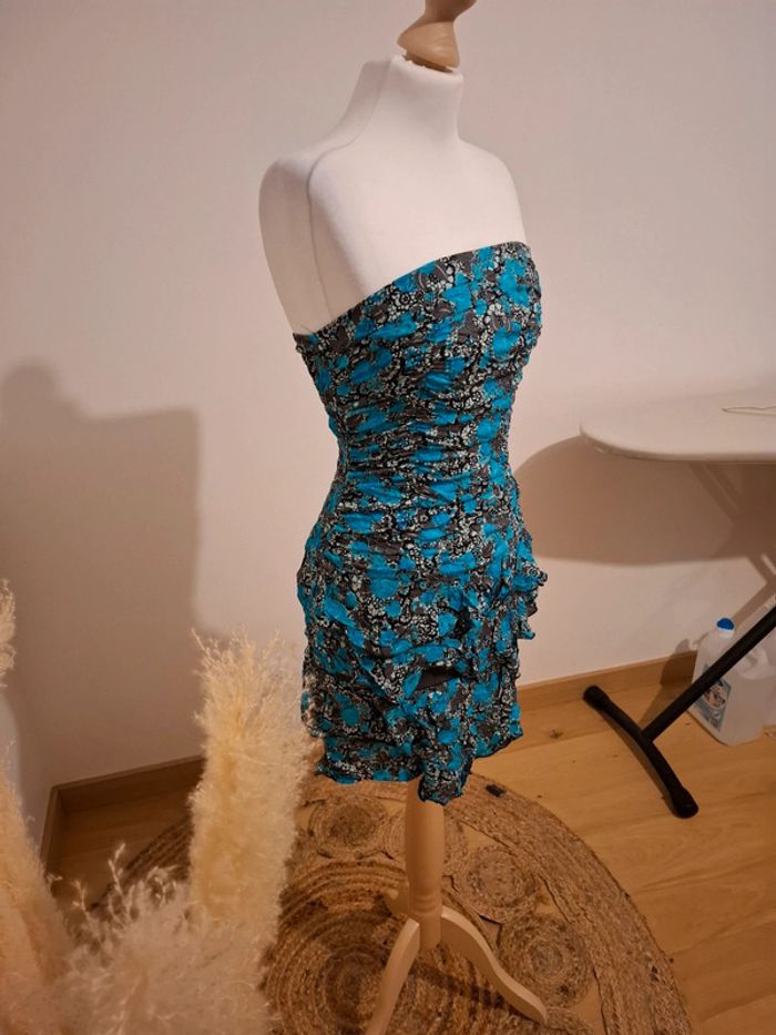 Mini robe bustier à motifs Blind Date taille XS 34