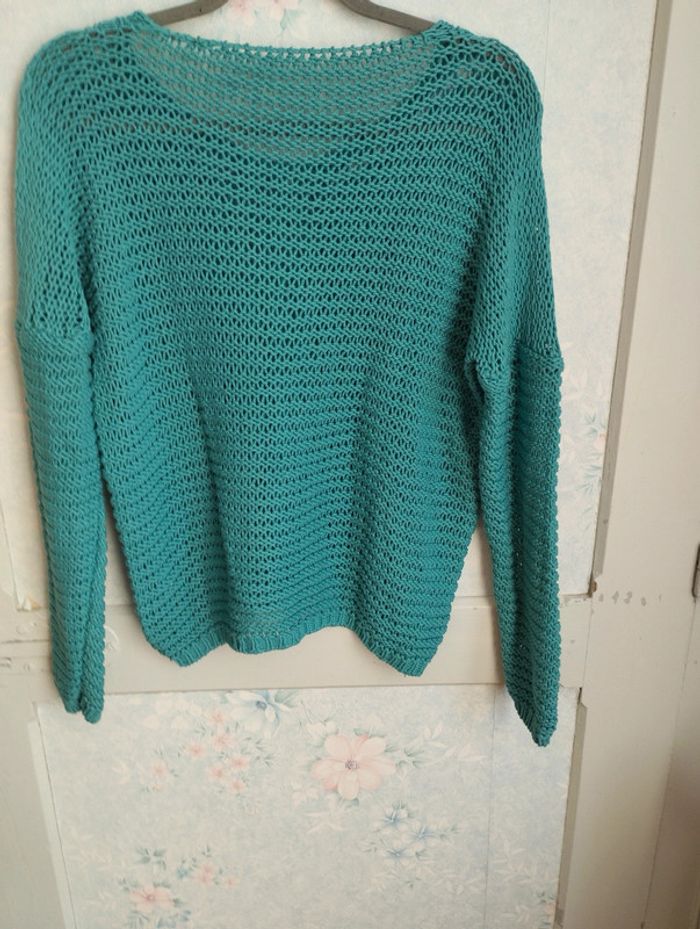 Haut crochet ajouré taille 46 48 - photo numéro 7