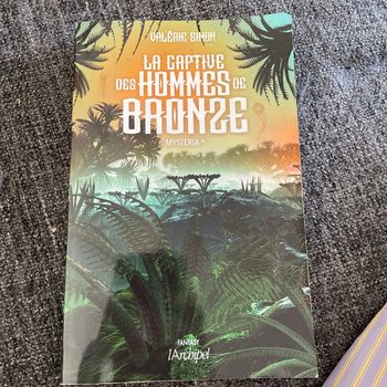 Livre SF captive hommes de bronze