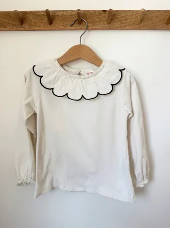 Blouse à col Claudine Zara