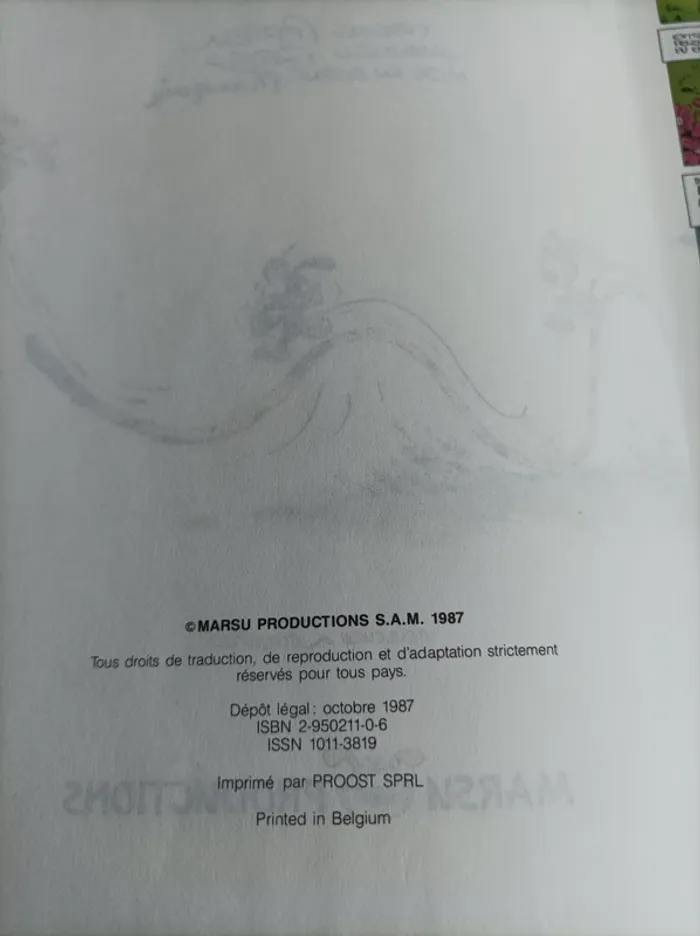Bande dessinée BD La queue du Marsupilami 1987 - photo numéro 2