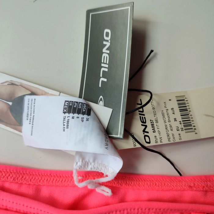 Bas de maillot de bain rose corail pour femme de taille 36-38, O'NEILL - photo numéro 3