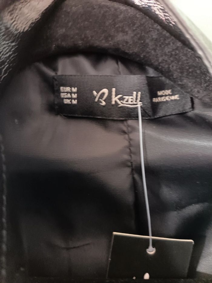 Veste noire pression chic taille M - photo numéro 6