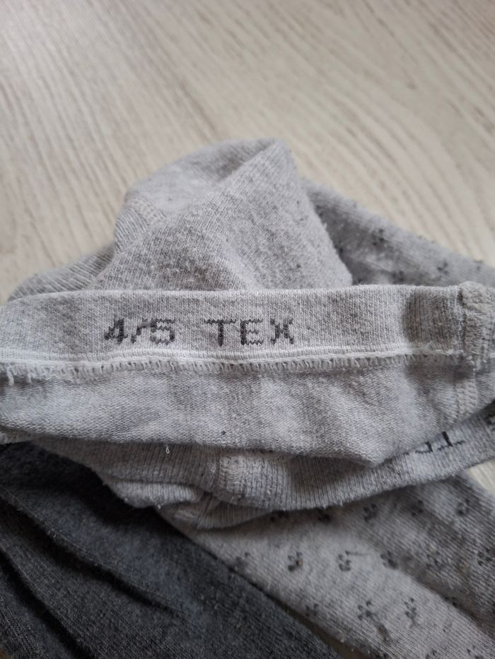 Lot collant gris chaud fille 4-5 ans - photo numéro 5
