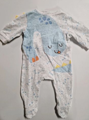 Pijama mixte Tex gris bleu 6 mois