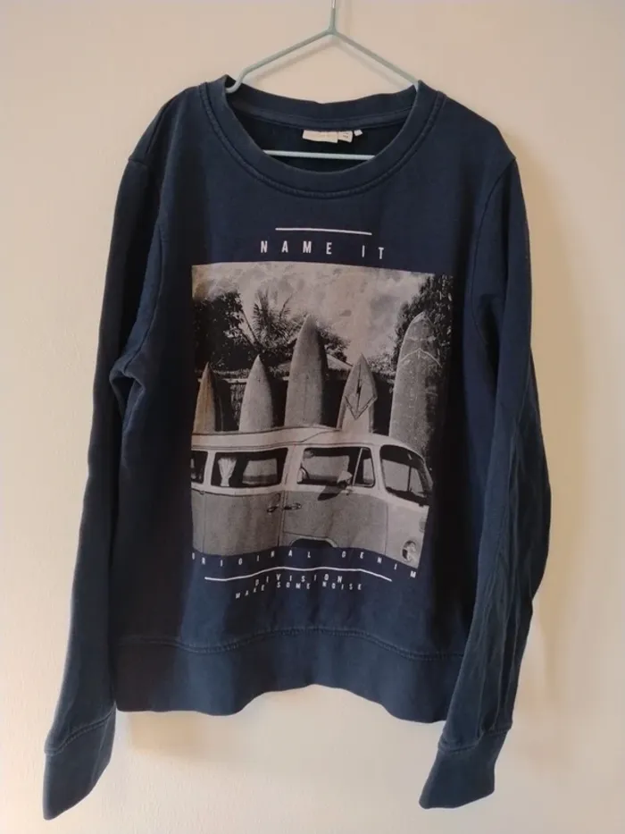 Sweat garçon en 100% coton