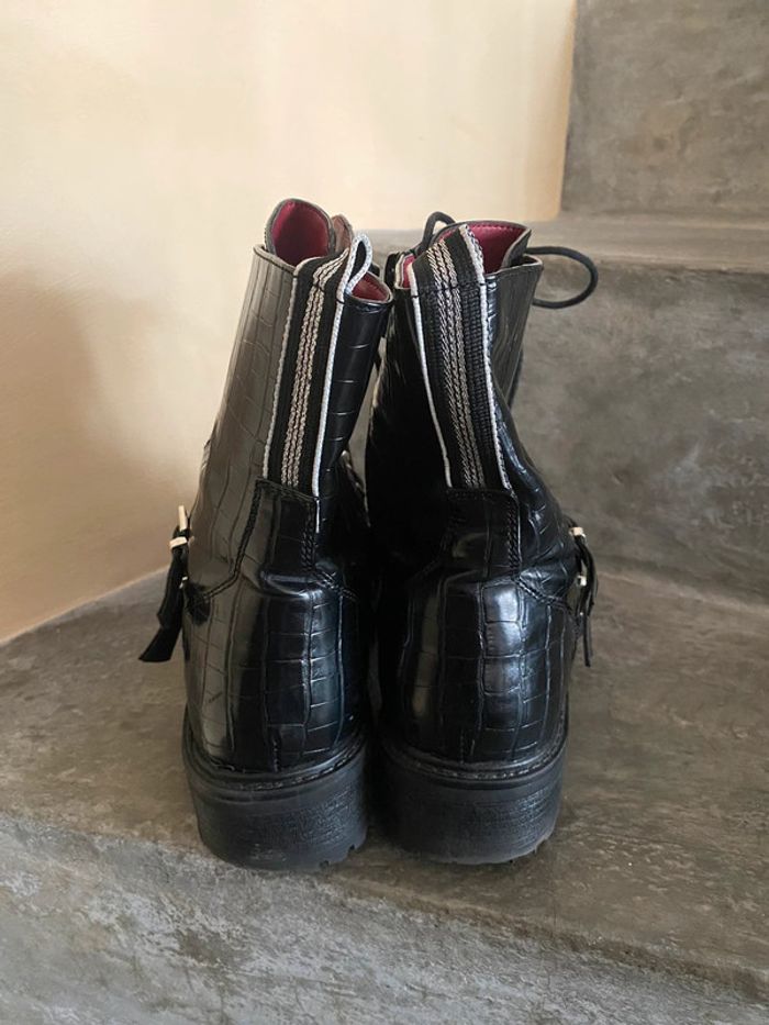 Boots fantaisie noire Erynn 41 - photo numéro 4