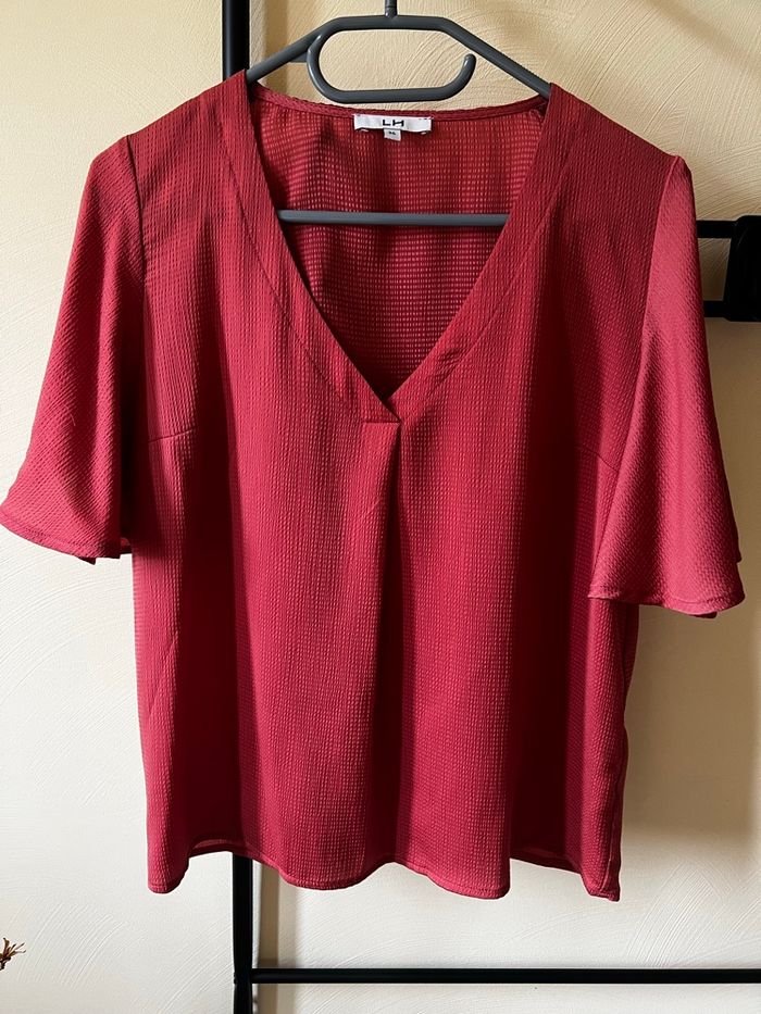 Blouse fluide col V taille 36 - photo numéro 2