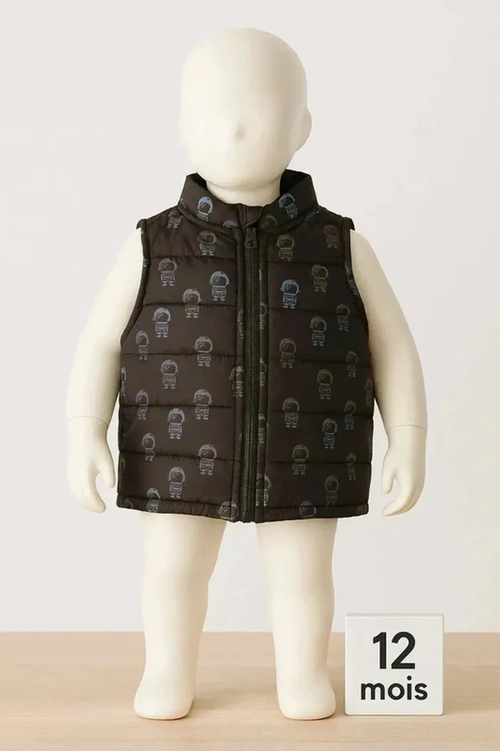 Veste sans manches astronaute 12 mois