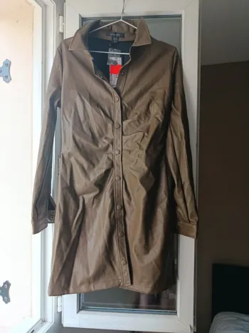 Robe simili cuir