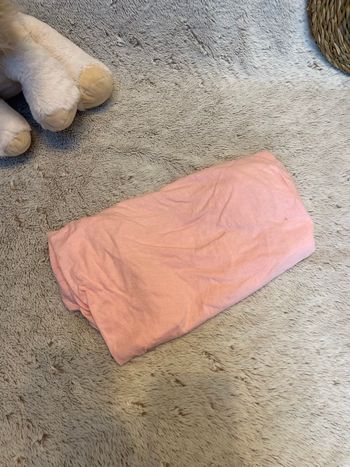 Drap housse rose - Action 