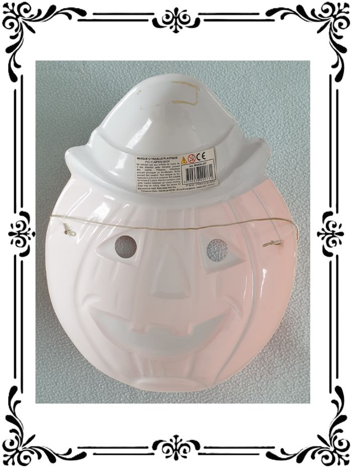 Masque citrouille. - photo numéro 2