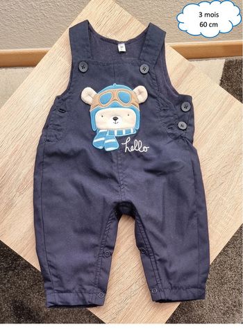 Salopette 3 mois - 60 cm