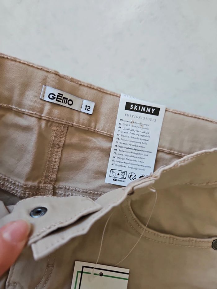 Pantalon garçon 12 ans Skinny gemo Neuf u19 - photo numéro 4