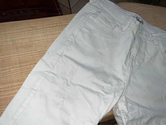 Pantacourt taille 38 kookai femme bleu - photo numéro 2