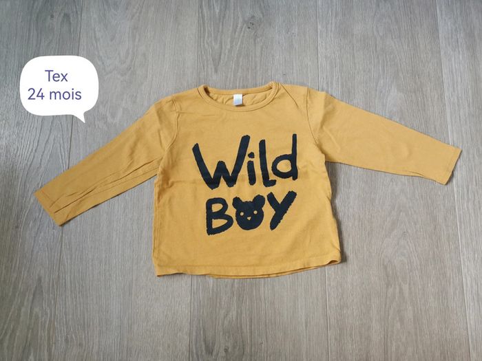 Tee-shirt manches longues tex 24 mois