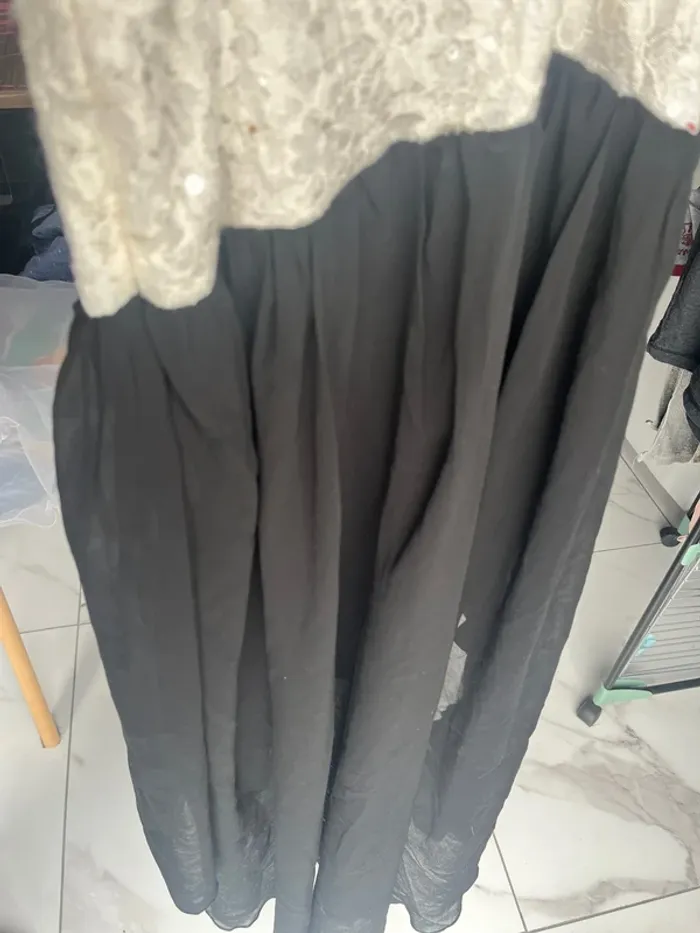 Robe cérémonie noir blanc - photo numéro 5