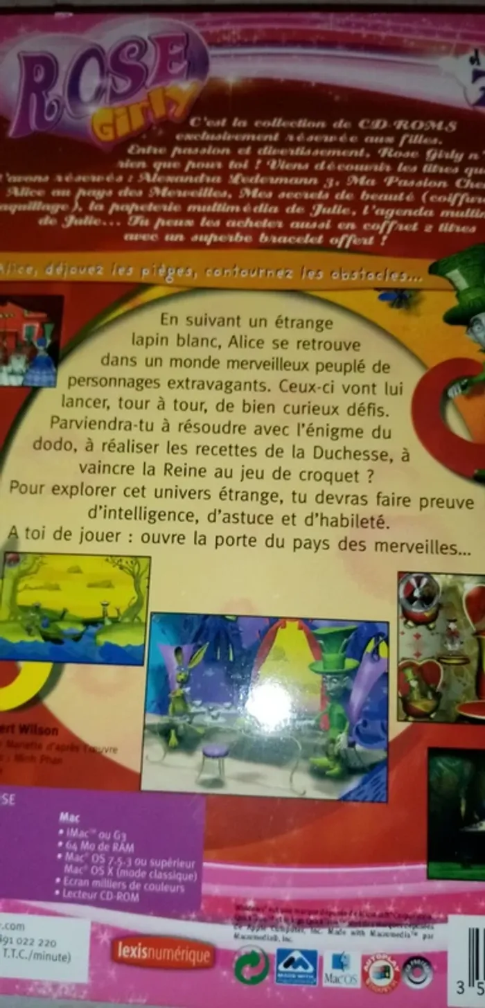 CD-Rom Alice au pays des merveilles. - photo numéro 4