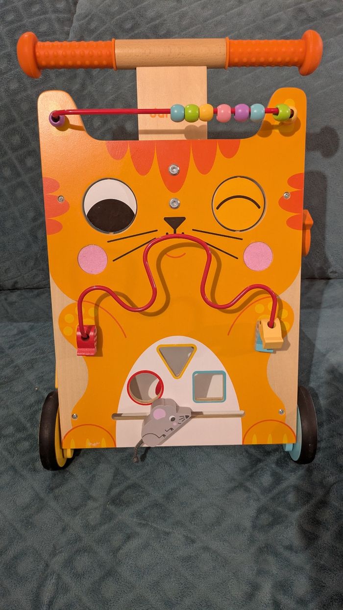 Chariot de marche bois - photo numéro 2